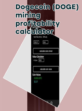 Dogecoin calculator